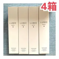 4本セット LUBEE　ルビーホワイト 歯磨き粉 ホワイトニング