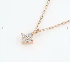 ４℃ K10 ピンクゴールド ネックレス