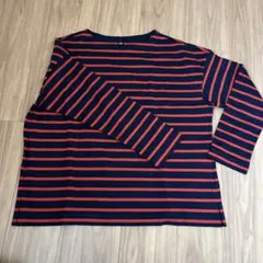 【未使用】ユニクロ　カットソー　ボーダー　長袖Lサイズ
