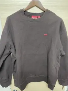 Supreme Small Box Logo Crewneck Brown