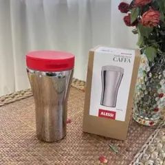 Alessi Caffa トラベルタンブラー 赤フタのサムネイル