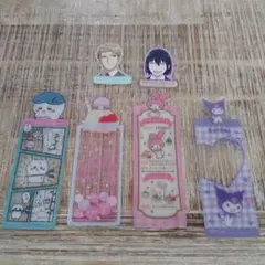 ♡早い者勝ち♡サンリオ、ちいかわブックマーク、スパイファミリーシールセット