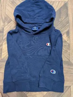Champion ネイビー フード付き トレーナー