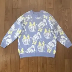 ディズニー キッズ 長袖セーター 160ドナルド&デイジー