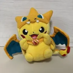 ポンチョを着たピカチュウ メガリザードン