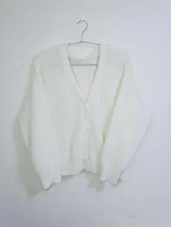 【NICE CLAUP】 ニットカーディガン