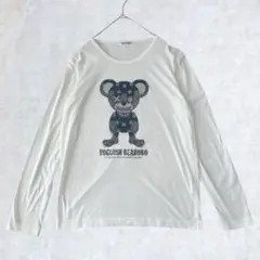 ボーギッシュ ロンT 長袖Tシャツ ベアロボプリント くま カジュアル 5168