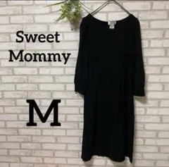 スウィートマミー＊マタニティウェア＊ワンピース＊授乳服＊ゆったり＊シック＊M