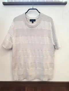 BANANA REPUBLIC メンズ サマーニット M ベージュのサムネイル
