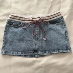 Brandy melville デニム ミニスカート y2k 00sのサムネイル