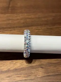 華やかクリスタル白系スワロフスキー　ペンダントトップ　ロンデルネックレストップ