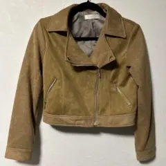 セシルマクビーベージュ スエード風 ジャケット