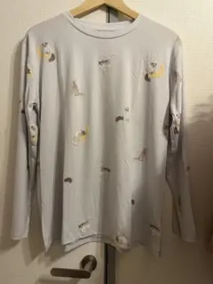 ジェラートピケ　ムーンキャット柄プルオーバー