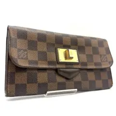 美品✨　ルイヴィトン　ダミエ エベヌ ポルトフォイユ ローズベリー 長財布