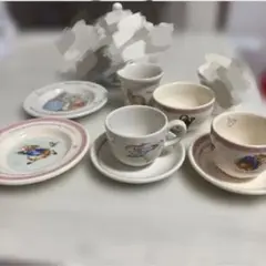 ウェッジウッド　ミニチュア　ピーターラビット　4箱セット　黒壷  Wedgwood / ウェッジウッド / ピーターラビット / ミニチュア