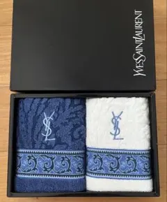 イヴ・サンローラン ミニタオル タオルハンカチ 2枚セット