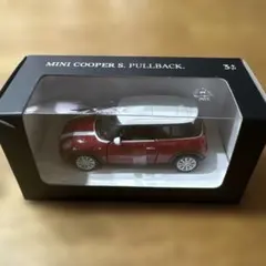 MINI ミニクーパー プルバックカー ミニカー 赤色 公式 非売品 未開封のサムネイル
