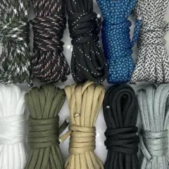 【現品】¥650 ❤️ パラコード ㉖ 〈4mm〉3m×10本 まとめ売り