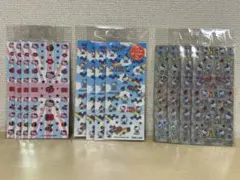 レトロ　ハローキティ　ステッカー シール　3種12点　新品　2001年　当時物