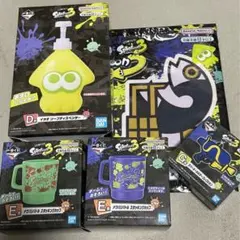 スプラトゥーン3 一番くじ グッズ D賞 E賞2点 G賞 F賞 セット