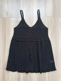 GU 透かし編みニットキャミソールチュニックのサムネイル