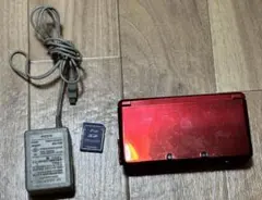 り*ん様 【動作確認済】ニンテンドー3DS レッド 赤　本体 SDカード、充電器
