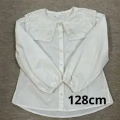 ZARA キッズ　女の子　ブラウス　シャツ　128 130 入学式　七五三
