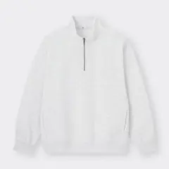 GUヘビーウェイトスウェットハーフジッププルオーバー(長袖)mサイズ