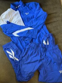 Reebok トラックスーツ 上【M】下【L】青