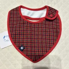 新品タグ付き ファミリア 赤チェックスタイ