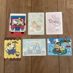 あつ森×サンリオ　シール 6枚セット