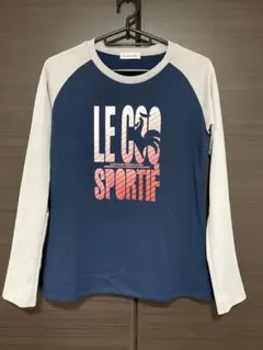 LE COQ SPORTIF 長袖カットソー ネイビー/グレー L