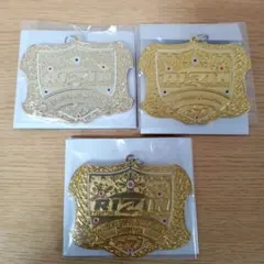 RIZIN　一番くじ　チャンピオンベルト　メタルチャーム　3点　まとめ売り