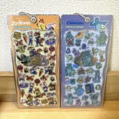 【正規品】プチドロップステッカー　ズートピア＆モンスターズインク