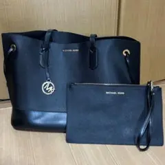 MICHAEL KORS トートバッグ PCケースセット ブラック - メルカリ