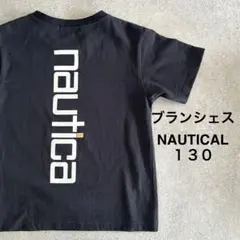 ブランシェス NAUTICAL Tシャツ 130 ブラック ロゴのサムネイル