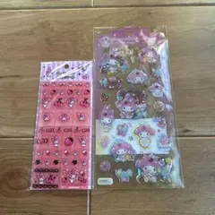 マイメロディ タイルシール　ドロップジェリーシール　2セット