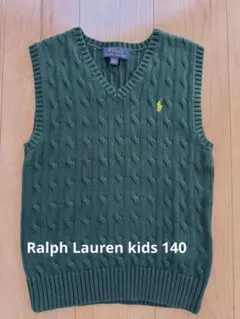 Ralph Laurenキッズ　Ｖネックベスト　140
