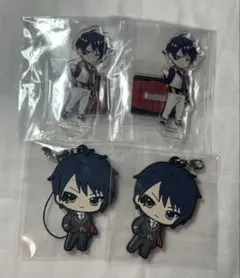 ツイステ デュース・スペード ミニアクリルスタンド ラバーキーホルダー