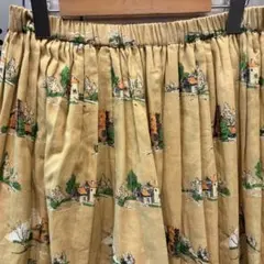 古着　ヴィンテージ　スカート　デザインスカート　柄スカート　総柄スカート　個性派
