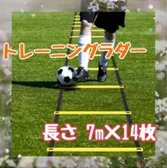 トレーニング ラダー 7m 14枚 サッカー 陸上 部活 球技 運動 基礎練習