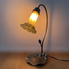 リリーランプ アンティーク アールヌーボー風 昭和レトロ 骨董品 MG-1181