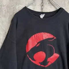 US古着 サンダーキャッツ 2XL 黒 ロゴ ヴィンテージtシャツのサムネイル