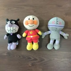 アンパンマン　バイキンマン　ダダンダン　ぬいぐるみ