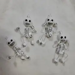 メキシコ雑貨 ガイコツ【4つセット】