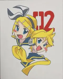 鏡音レン　鏡音リン　手描きイラスト