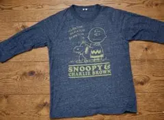 希少 UNIQLO 2012製 UT スヌーピー PEANUTS 7分Mユニクロのサムネイル