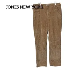 JONES NEW YORKベージュコーデュロイパンツ【16W】大きいサイズ