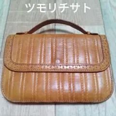 ツモリチサト　財布　レザー　キャメル　ブラウン　レア　希少　フラップのサムネイル