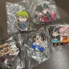 呪術廻戦 死滅回遊　キャラばんちょうこうラバーマスコット 虎杖悠仁 伏黒　直哉